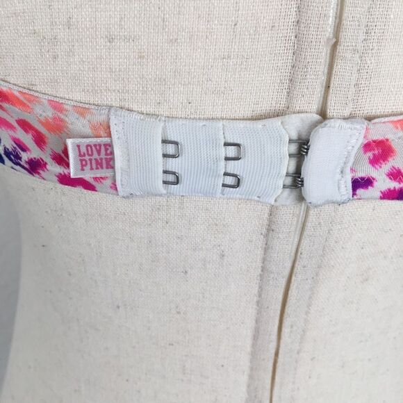 Pink Victoria’s Secret heartbreaker! plunge push-up bra 34B - Picture 4 of 8